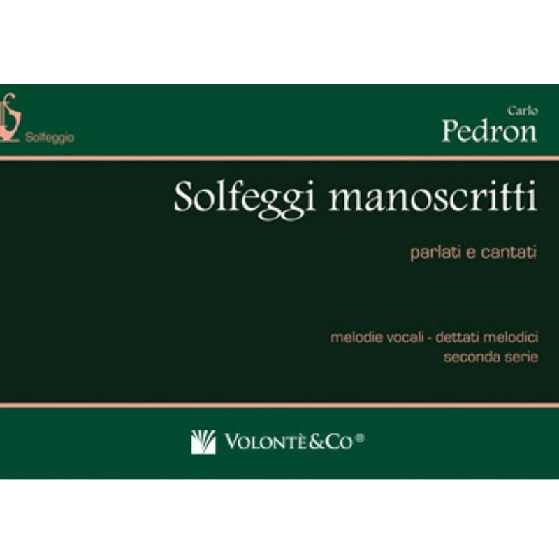 Pedron – Solfeggi manoscritti seconda serie