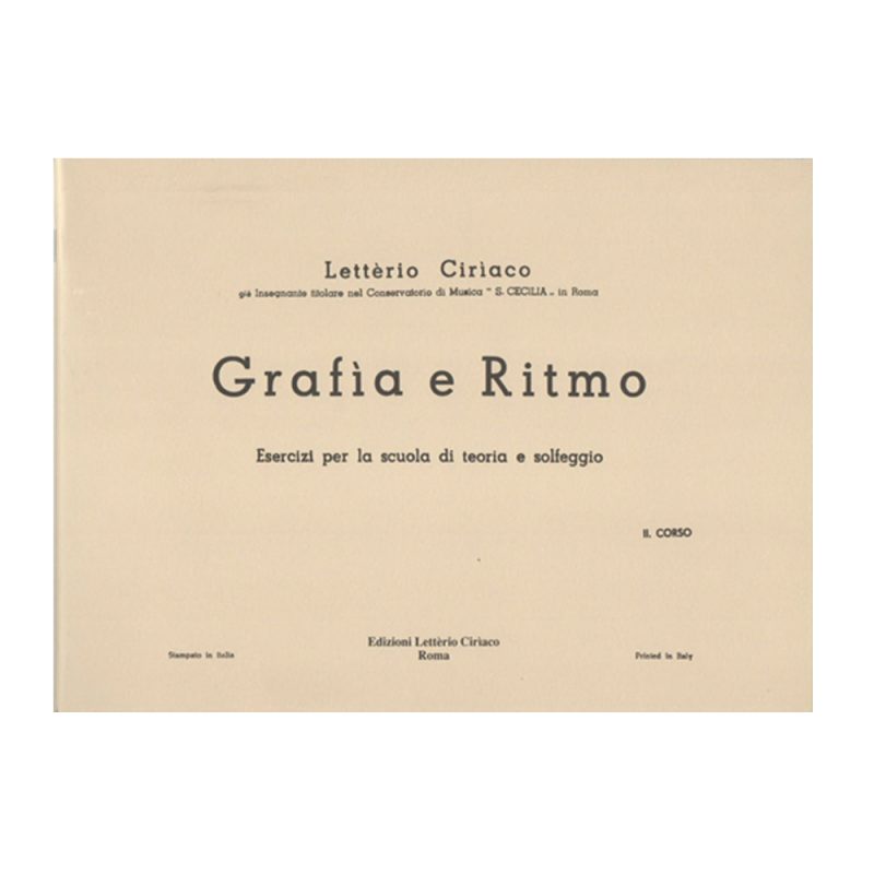 CIRIACO – GRAFIA E RITMO