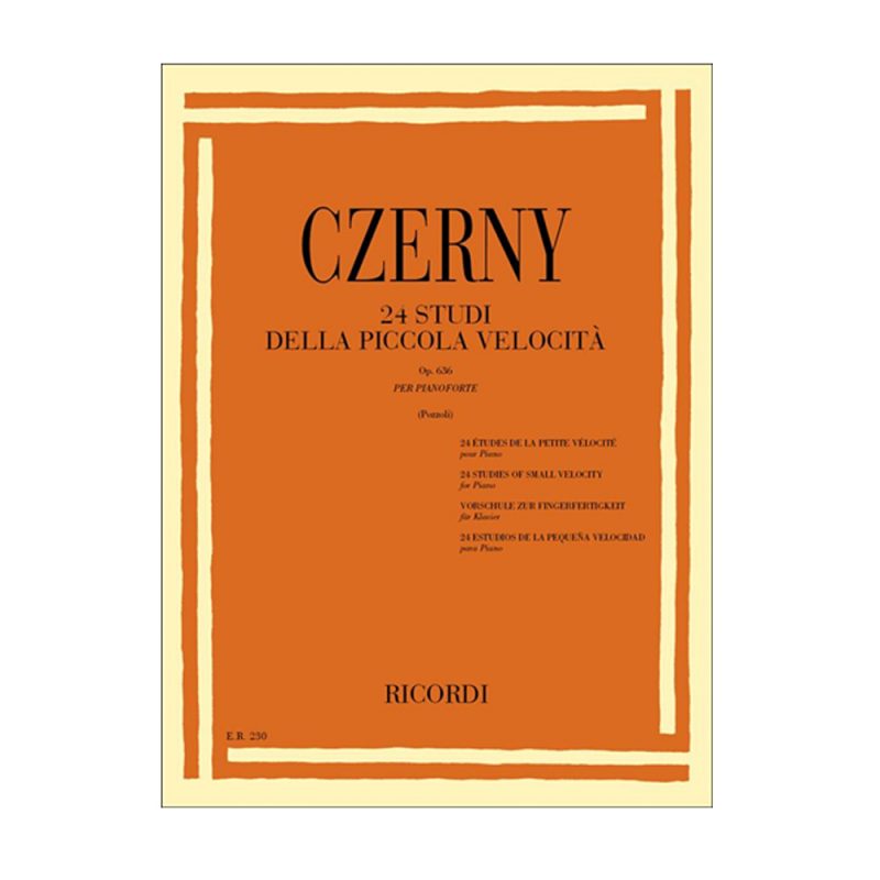 CZERNY – 24 STUDI DELLA PICCOLA VELOCITÁ