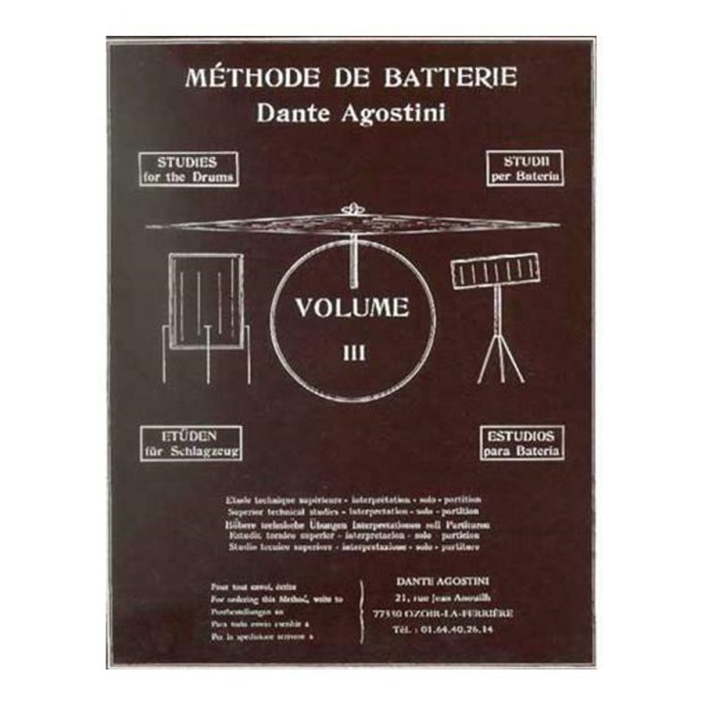 AGOSTINI D – METODO DI BATTERIA VOL 3