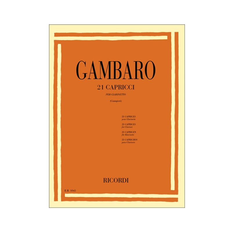 GAMBARO – 21 CAPRICCI