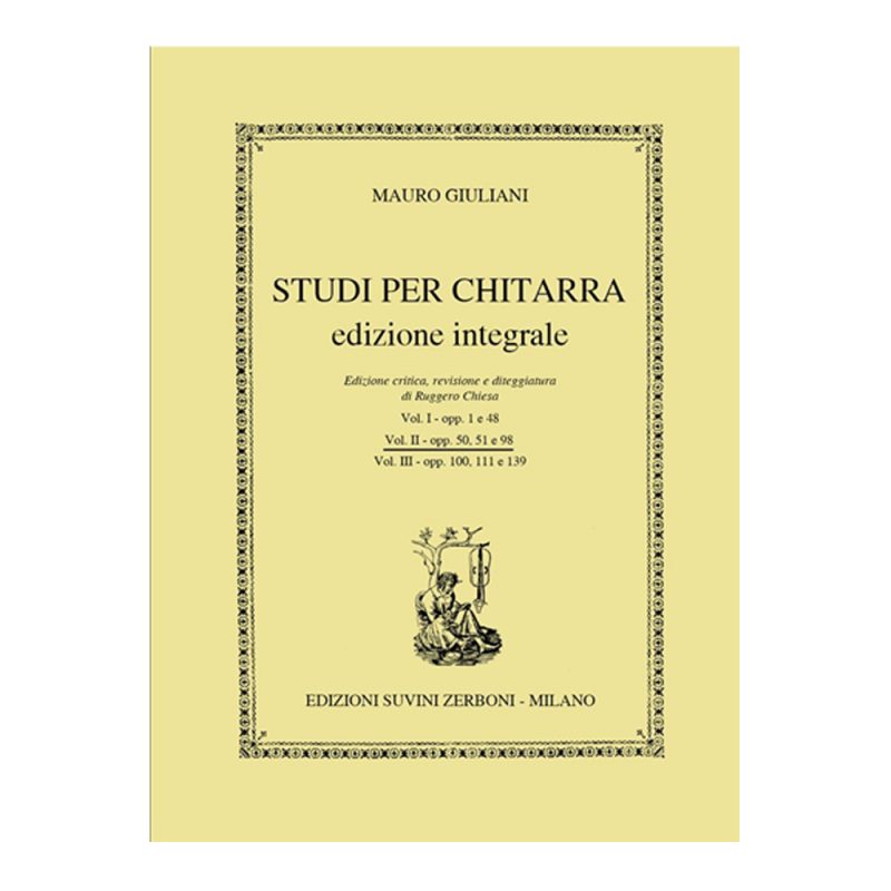 GIULIANI – STUDI PER CHITARRA ED INTEGRALE VOL II