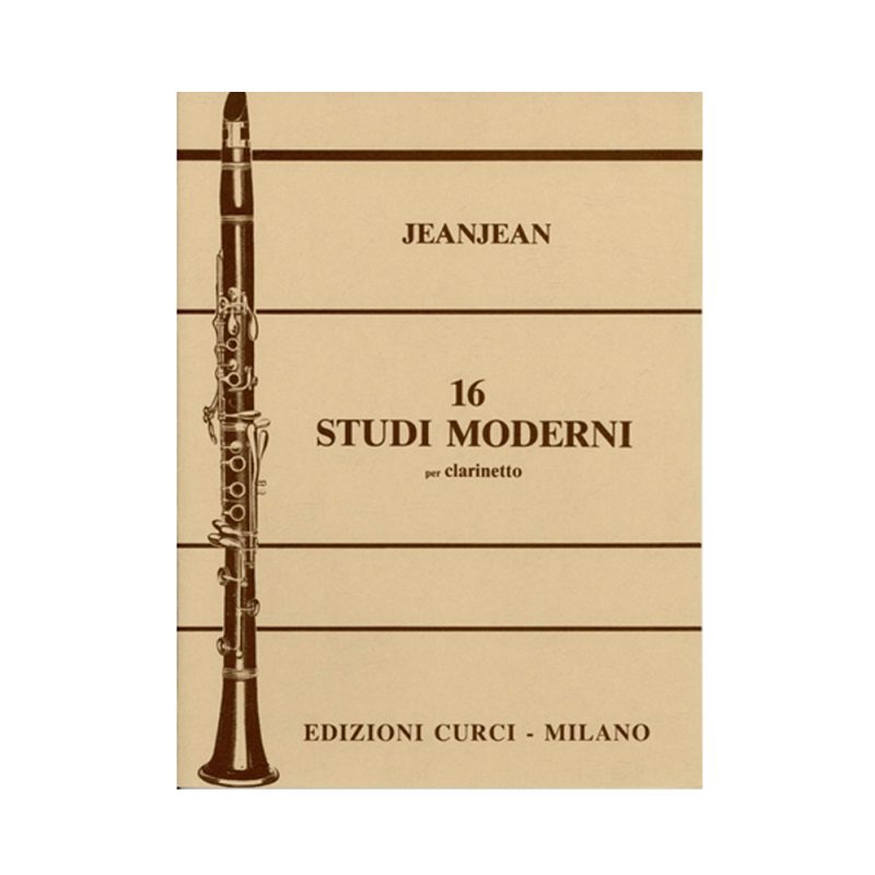 JEANJEAN – 16 STUDI MODERNI PER CLARINETTO