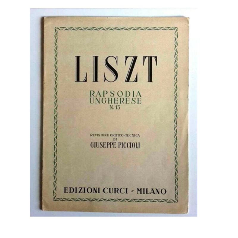 LISZT – RAPSODIA UNGHERESE N°13