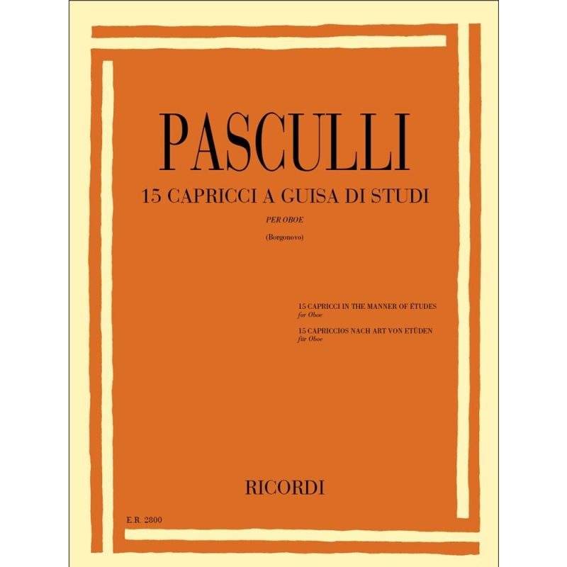 PASCULLI 15 CAPRICCI