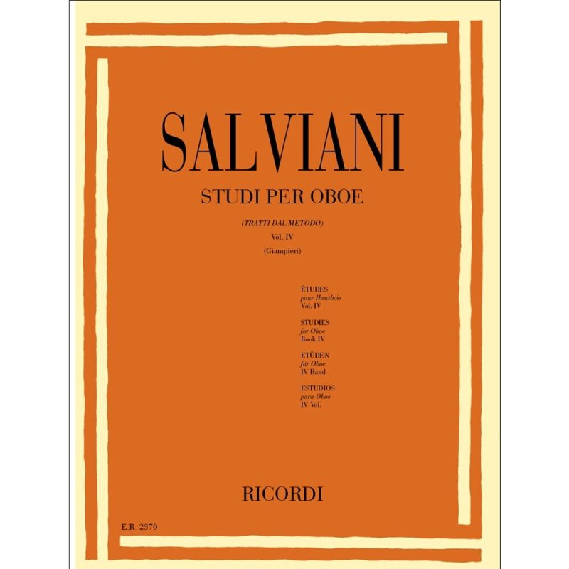 SALVIANI STUDI PER OBOE